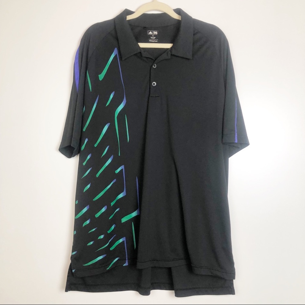 Adidas Performance Graphic Collared Golf Shirt - image 1